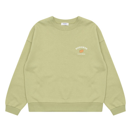 브레드 크롭 맨투맨 티셔츠 21C1452