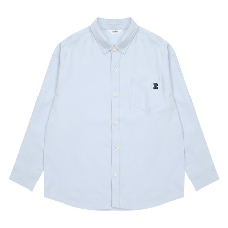 남자 모던 베이직 블루셔츠 22A1302