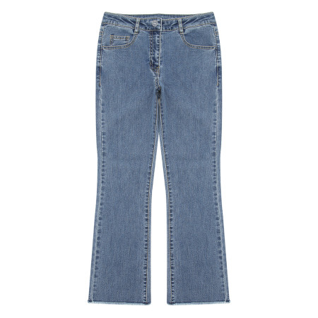 레트로 블루 부츠컷진 22A1260