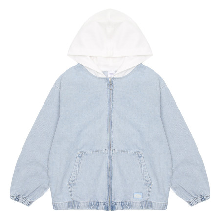 캐주얼 후드 데님 점퍼지 22A1154