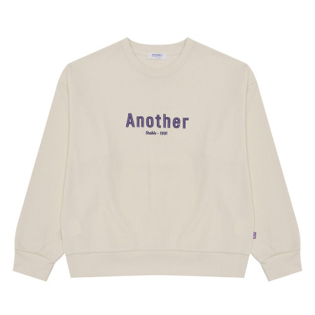 크리미 골지 크롭 맨투맨티 21C5751