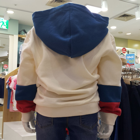 배색후드맨투맨 11952101011