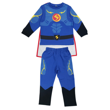 [행복한백화점][토토헤로스]봄가을 번개맨커스튬상하 (망토세트)  M1752150011