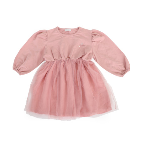 퍼프샤샤원피스 핑크  12012-130-121