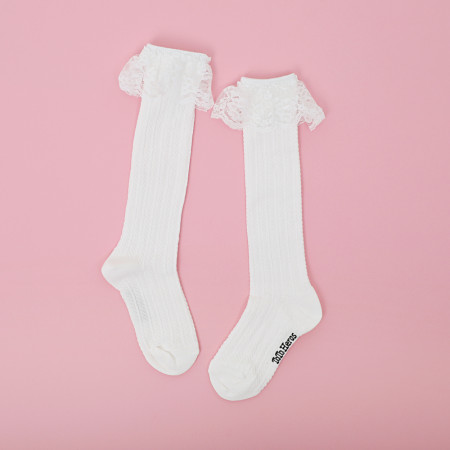 [행복한백화점][토토헤로스]레이스반타이즈 아동 레이스 니삭스 반타이즈 12092-037-027