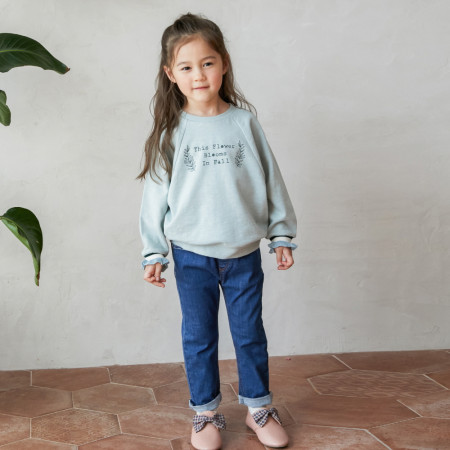 베이오버핏티셔츠 아동 루즈핏 소매포인트 맨투맨 12052-100-182