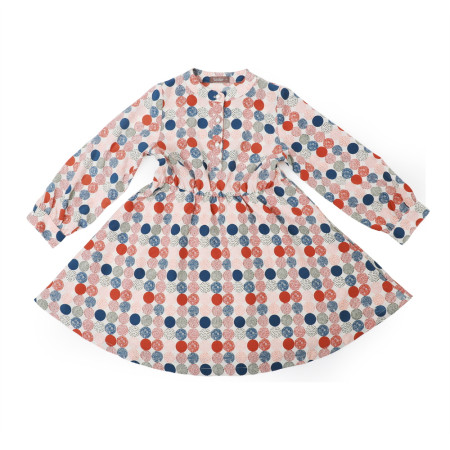 멀티도트원피스 아동 도트도트 허리주름 원피스 12052-130-061