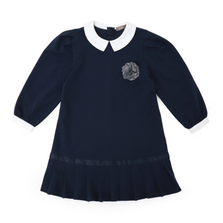 단정한플리츠원피스 아동 네이비 코사지 정장원피스 12052-130-102