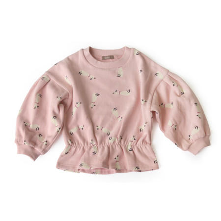 코코스완티 아동 왕관브로치 따뜻한 기모티셔츠  12072-100-141