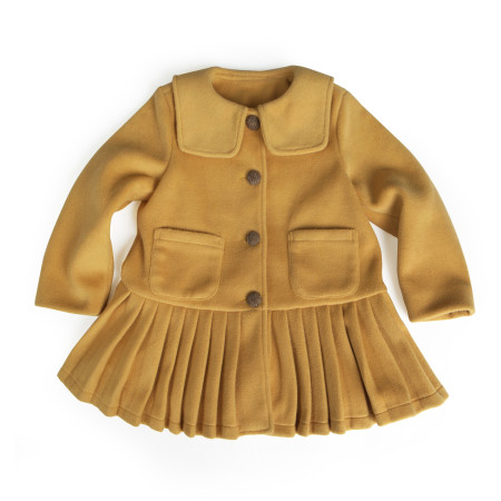 안나플리츠코트 아동 포근한 빅카라 코트 12072-124-061