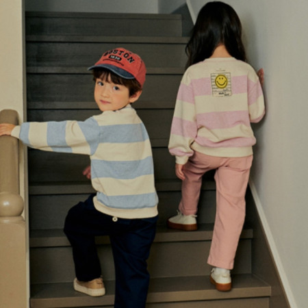 [행복한백화점][토토헤로스]코비스트라이프맨투맨(블루,핑크) HP12352100031