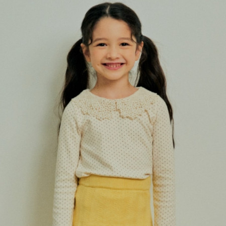 [행복한백화점][토토헤로스]엘레나 레이스카라티셔츠 HP12352100111