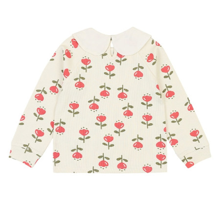 [행복한백화점][토토헤로스]로지 플라워 카라티셔츠 HP12352100121