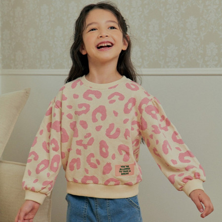 [행복한백화점][토토헤로스]셀리나 호피 맨투맨 HP12352100151