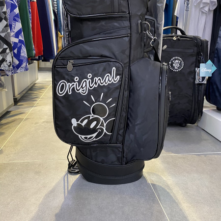 디즈니골프 남여공용 카모플라주 경량 스탠드 캐디백 블랙 DL1MAK002