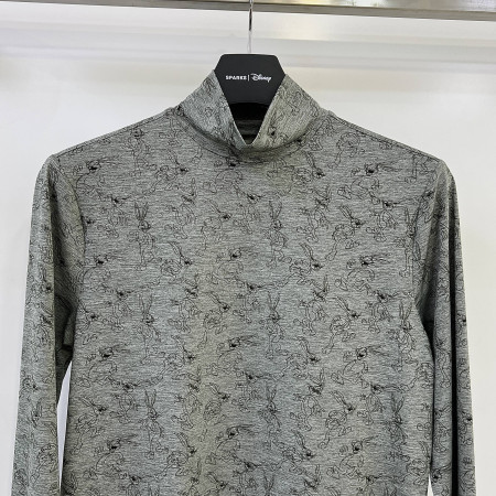 [행복한백화점][디즈니골프]반하이넥 전판 나염 긴팔 이너 티셔츠 카키 남성 SN5MTS002