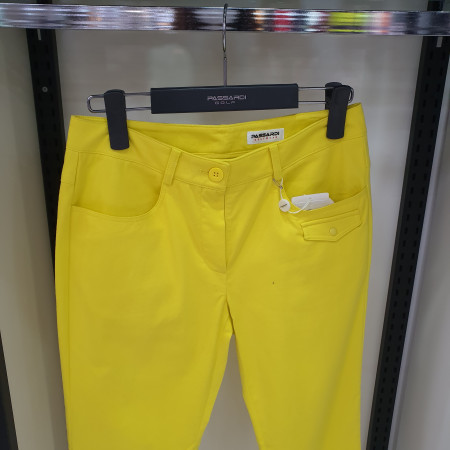 여성 골프 기능성 필드웨어 간절기 면 팬츠 P19SSL503M 옐로우