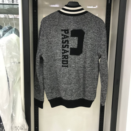 남성 골프 트위드 방풍 집업 니트 자켓 (q20wbc253m)