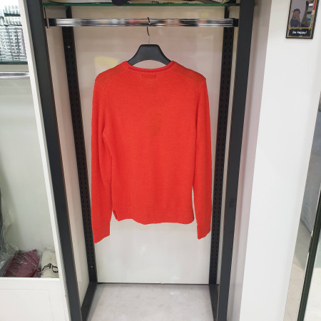 여성 부클사 브이넥 니트 티셔츠 p19wkp362m