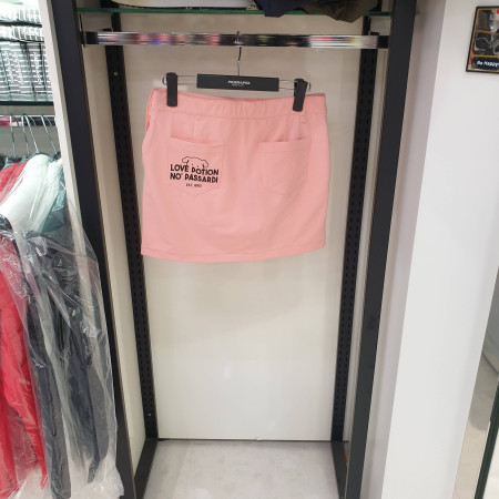 여성 골프 오비 배색 스커트 살몬색 P19fsk536m