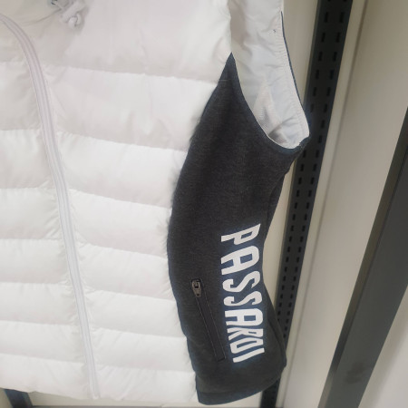 여성 겨울 빅에리 져지 배색 오리털 패딩 조끼  p19wwv795m