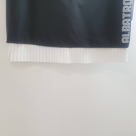 여성 골프 배색 피아노 주름 스커트  p20ssk540m