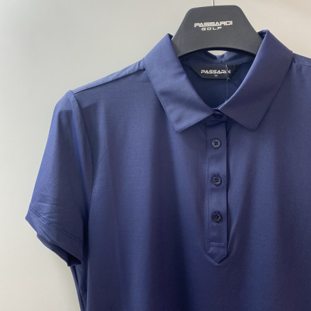 여성 골프 기획 사선 로고 반팔 티셔츠 네이비 (P20MTY161H)