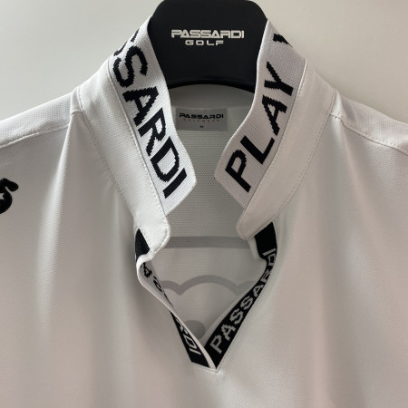 여성 골프 에리 작은 요꼬 반팔 티셔츠 화이트 (P20MTT175M)