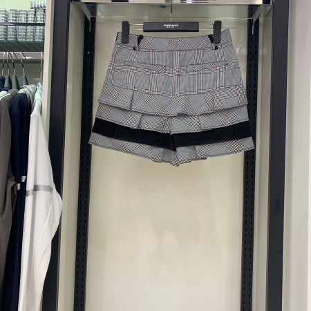 여성 골프 매쉬 4단 턱반바지 P20SSK535M