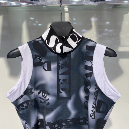 여성 골프 여름 로고 그라데이션 민소매 티셔츠 P20MTL193S