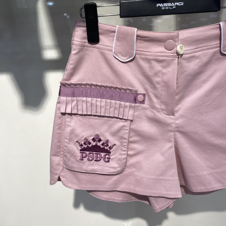 여성 골프 아웃포켓 주름 포인트 반바지 3컬러 P20MSP592X