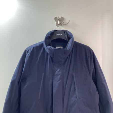 파사디 하프기장 덕다운 점퍼 다크네이비 남성 겨울 Q20WWJ655M