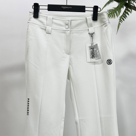 [행복한백화점][파사디] 지퍼포인트 부츠컷 팬츠 화이트 여성 바지 P23FSL502M