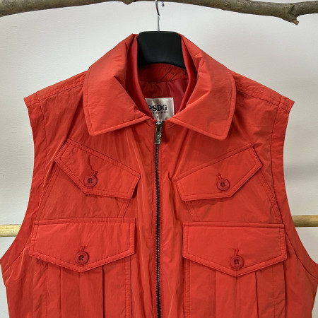 [행복한백화점][파사디] 아웃포켓 집업 베스트 조끼 다크코랄 여성 P23FWV741X