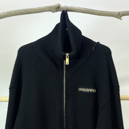 [행복한백화점][파사디] 하찌 몸판변형 빅카라 집업 가디건 블랙 여성 P23FKC303X