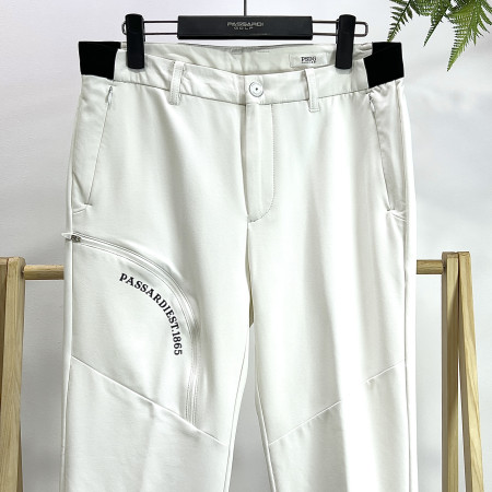 [행복한백화점][파사디] 라운드포켓 허리밴드 조거핏 팬츠 화이트 남성 Q23FSL401M