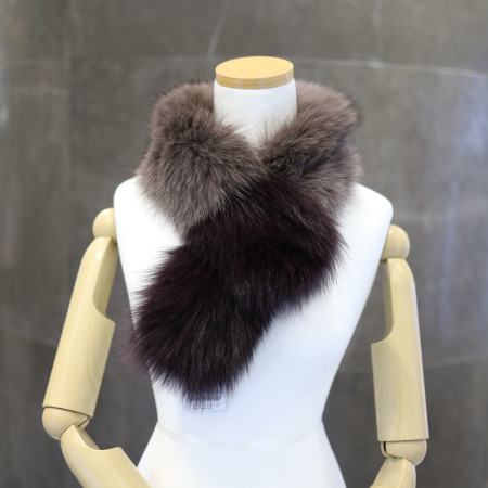 아날도바시니 폭스 밍크 벨리사퍼 자석 머플러