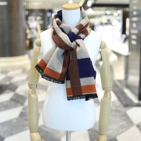 아날도바시니 컬러 배색 비스코스 머플러