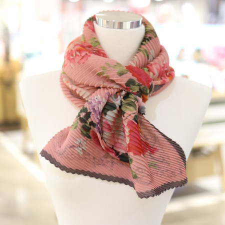 [행복한백화점][아날도바시니]엘리시아 주름 스카프 ABSS-20614