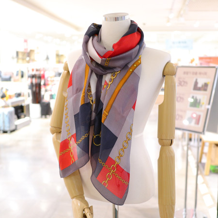 [행복한백화점][아날도바시니]실크 스카프 ABS-216204