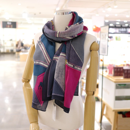 [행복한백화점][아날도바시니]베크 울 스카프 ABS-216302