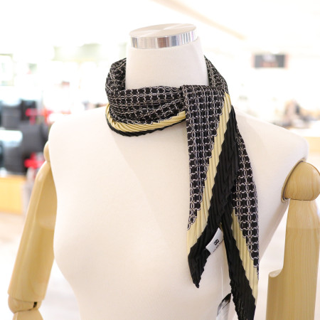 [행복한백화점][아날도바시니] 패턴 여성 주름스카프