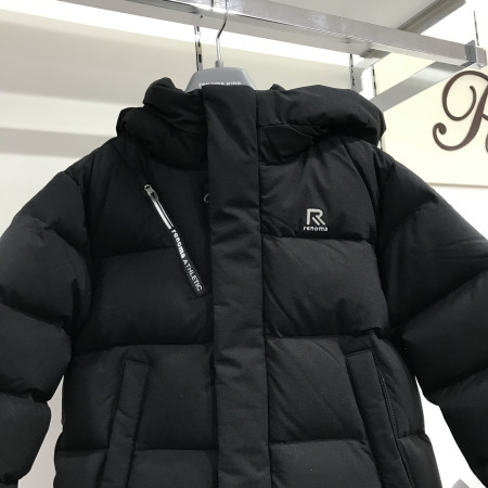 [레노마키즈] 기획 로고 지퍼 벤치 구스 다운 블랙 R1945F505