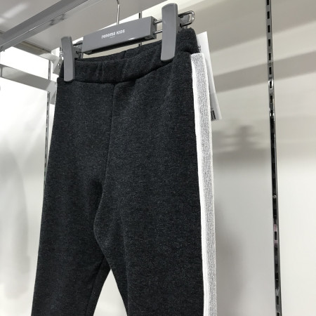 [레노마키즈] 여아 차콜 밍크 퍼 레깅스 R1945P594