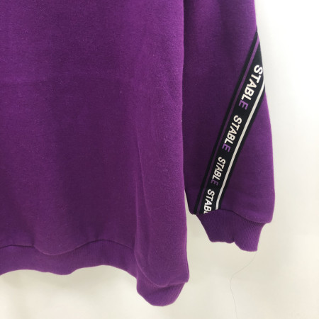 사선 트랙 롱 맨투맨티(바이올렛) 19D1454