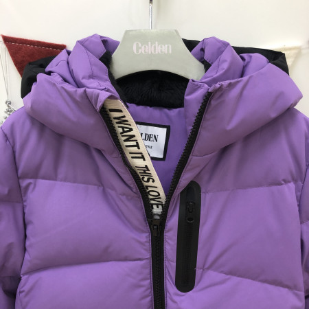 [여아] 유니 롱 패딩점퍼 벤치 파카 (라일락)EDJD19T52