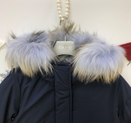 [여아] 라쿤 롱 구스 다운점퍼 (네이비)EDJD19D51