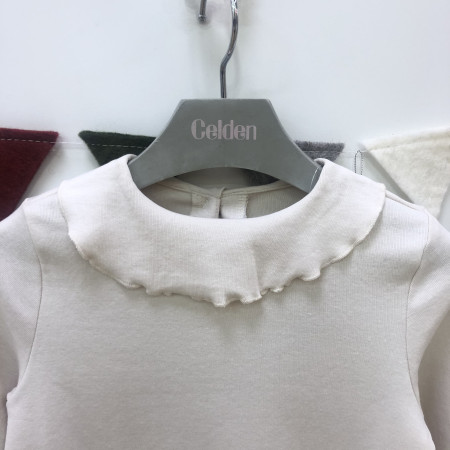 [여아] 프릴 티셔츠 (라이트베이지)EDLA18WI1