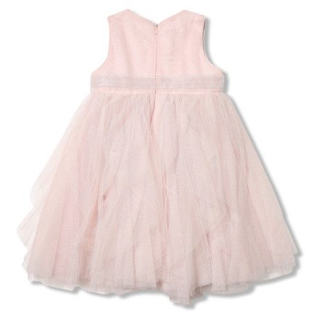 페리미츠 여아 프리미엄 물결 캉캉 민소매 샤드레스 P2011O659 핑크