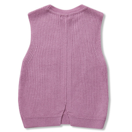 페리미츠 여아 캐쥬얼 짜임 니트 베스트 P2012K462 퍼플